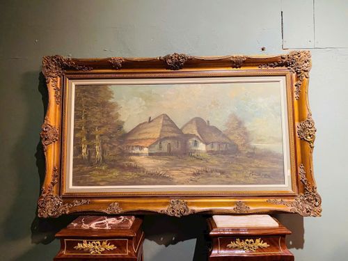 TRANH PHÁP CỔ – NGÔI NHÀ TRANH Ở VÙNG NÔNG THÔN BRITTANY (1930–1940)