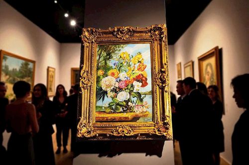 TRANH TĨNH VẬT TÂN CỔ ĐIỂN SƠN DẦU TRÊN TOAN