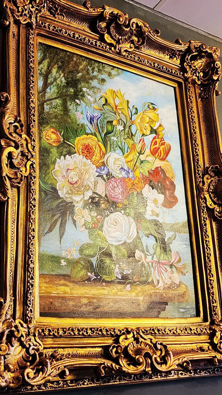 TRANH TĨNH VẬT TÂN CỔ ĐIỂN SƠN DẦU TRÊN TOAN