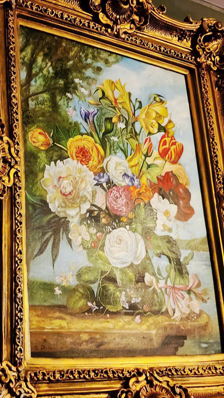 TRANH TĨNH VẬT TÂN CỔ ĐIỂN SƠN DẦU TRÊN TOAN