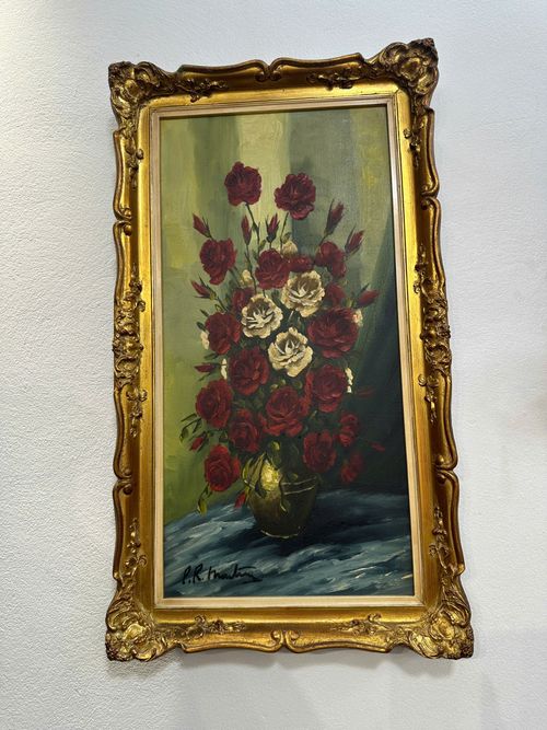 (Ok G) Tranh châu âu vẽ dầu , có chữ ký tác giả