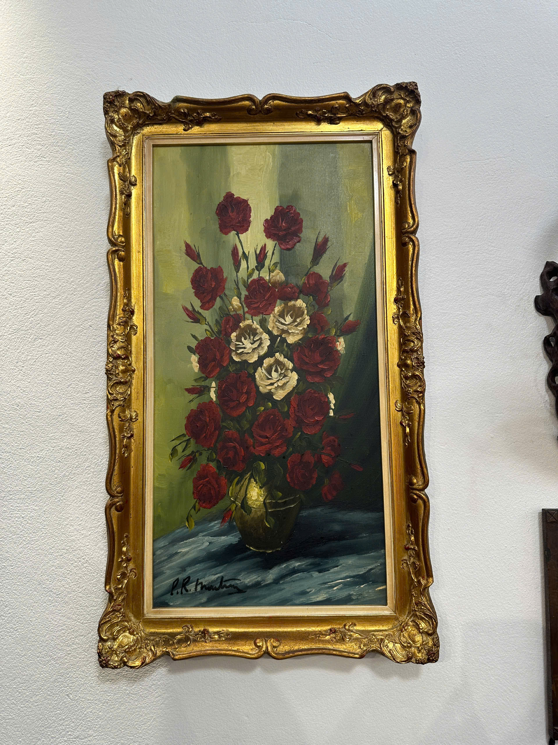 (Ok G) Tranh châu âu vẽ dầu , có chữ ký tác giả