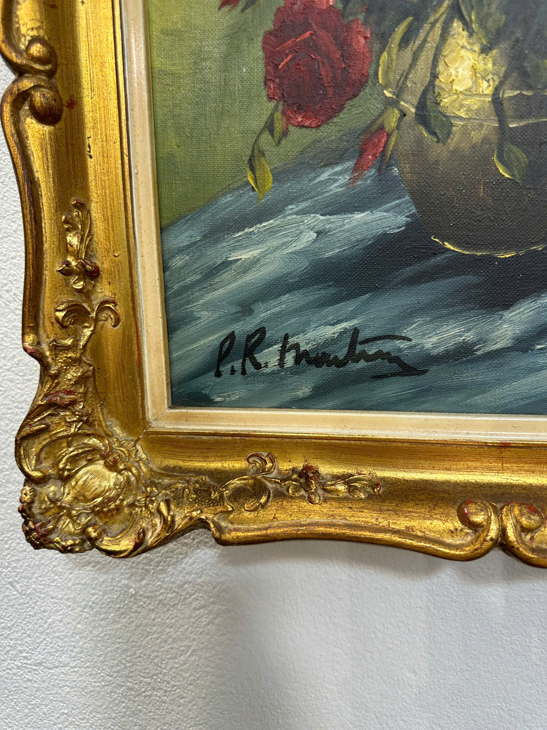 (Ok G) Tranh châu âu vẽ dầu , có chữ ký tác giả