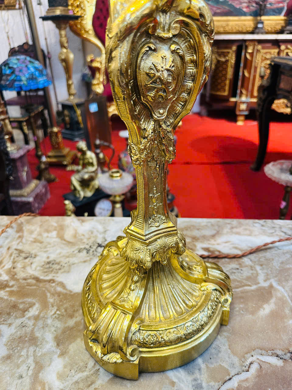 ĐÈN ĐỂ BÀN CỔ ĐIỂN CHÂU ÂU&nbsp;[TH3169]