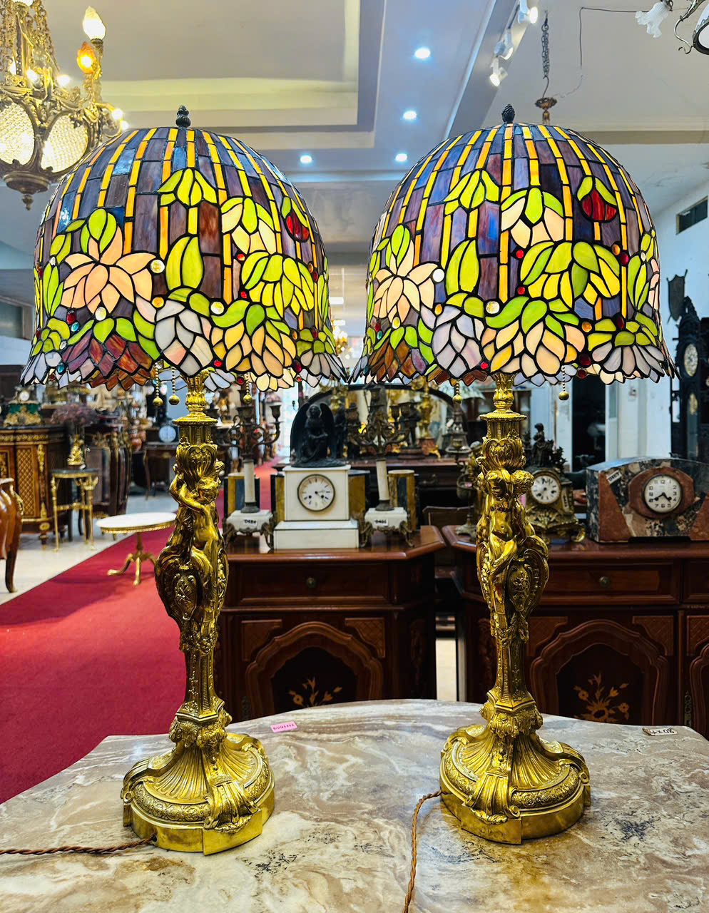 ĐÈN ĐỂ BÀN CỔ ĐIỂN CHÂU ÂU&nbsp;[TH3169]