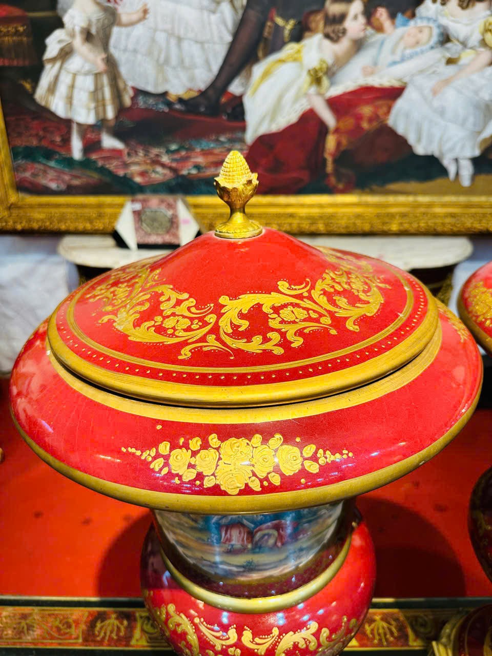 Bình gốm sứ châu Âu cổ điển [TH2823]