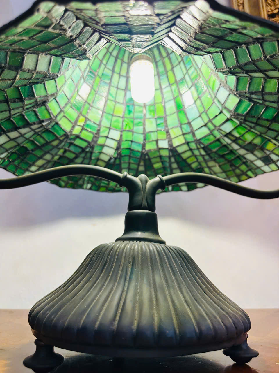 Đèn Tiffany Phượng Hoàng Ánh Vàng [PH0054]