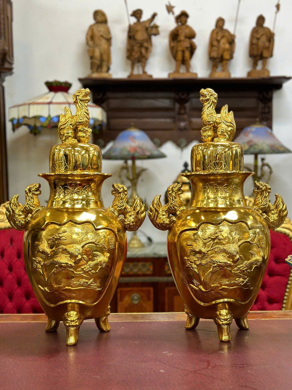 &nbsp; Đôi Bình Choé Hút Tài Chiêu Lộc&nbsp;[PH0204]