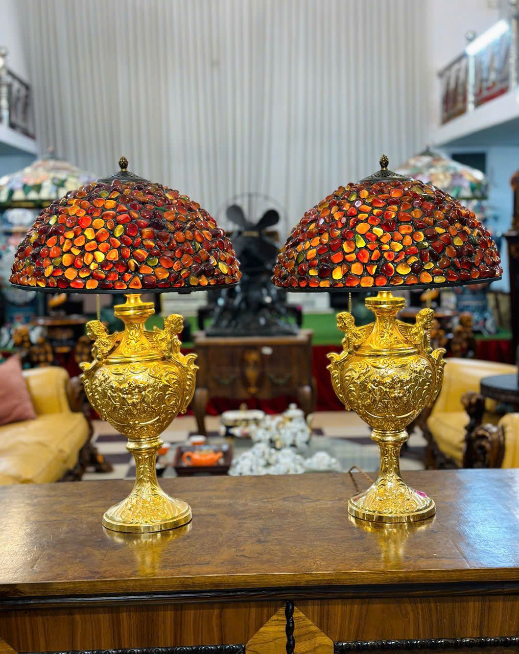 &nbsp;Đôi Đèn Tiffany Châu Âu&nbsp;[PH0042]