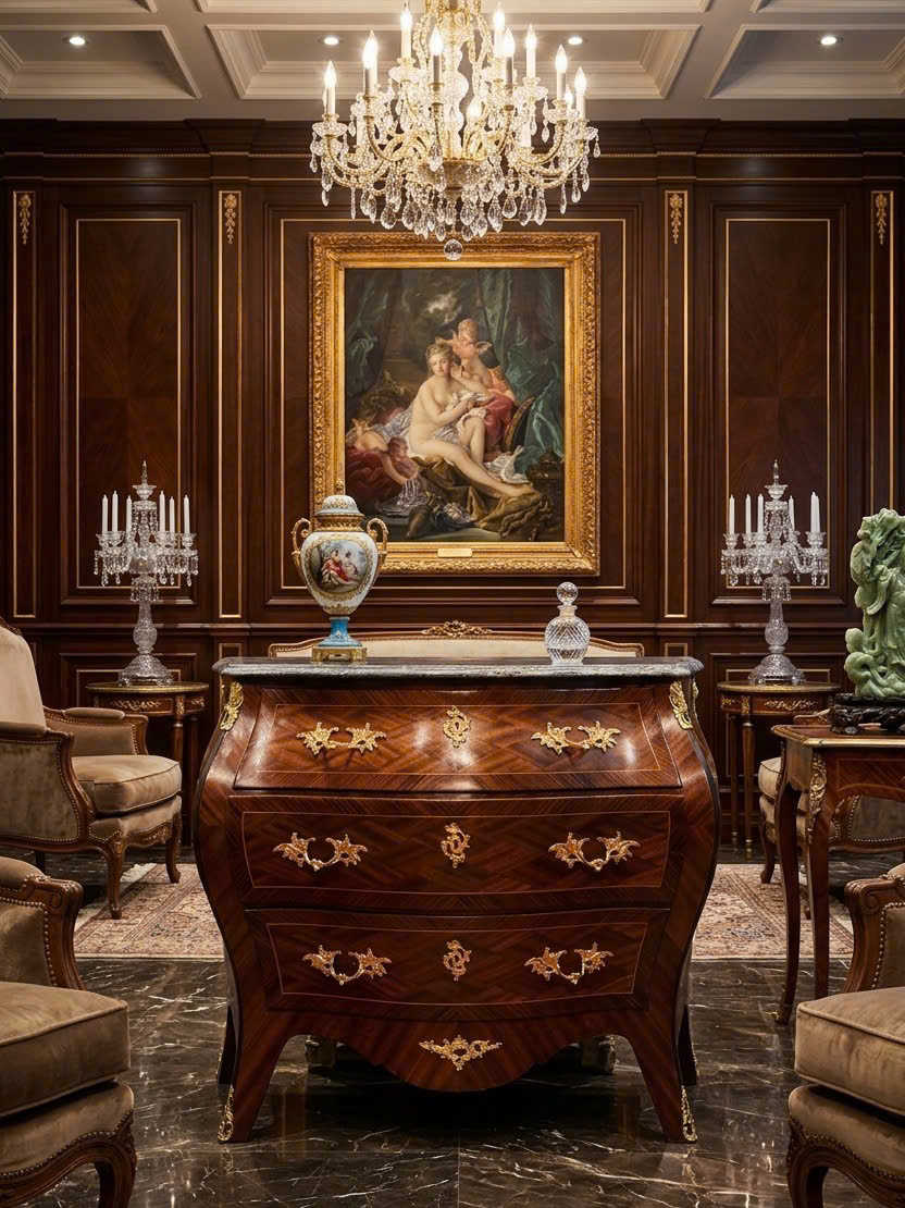 Đôn Pháp Xưa – Vẻ Đẹp Rococo Sang Trọng Và Đầy Quyến Rũ [TH3407]