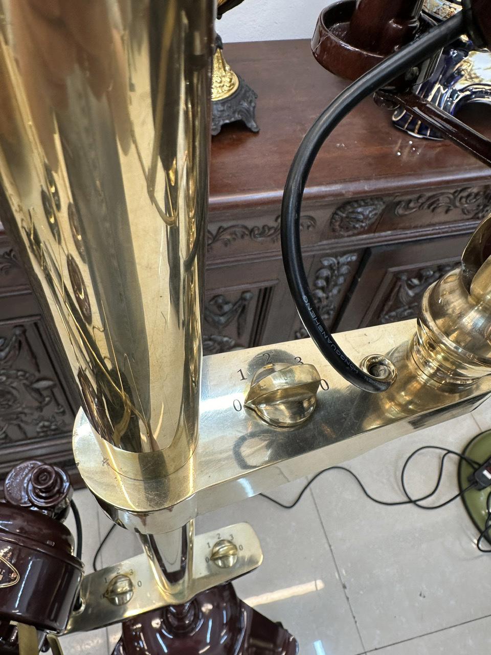 Quạt Cổ 3 Đầu Cánh FIP 300 Màu Rượu Vang Toàn Thân Đồng – Tuyệt Tác Decor Mang Giá Trị Sưu Tầm Cao