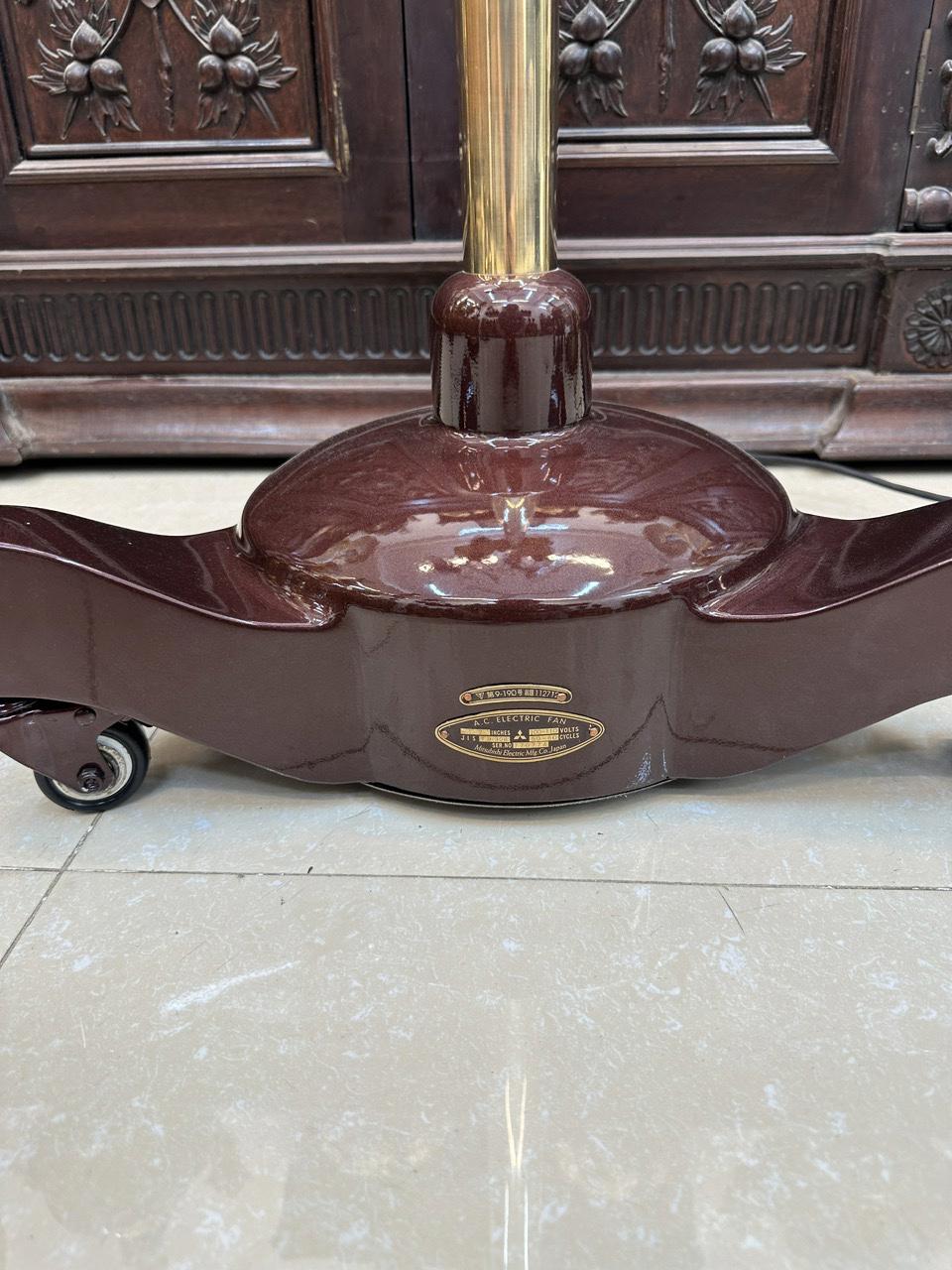 Quạt Cổ 3 Đầu Cánh FIP 300 Màu Rượu Vang Toàn Thân Đồng – Tuyệt Tác Decor Mang Giá Trị Sưu Tầm Cao